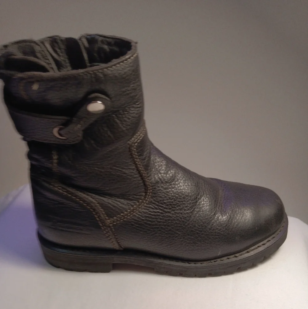 Xelement leather motorcycle boots 8M - Picture 4 of 8